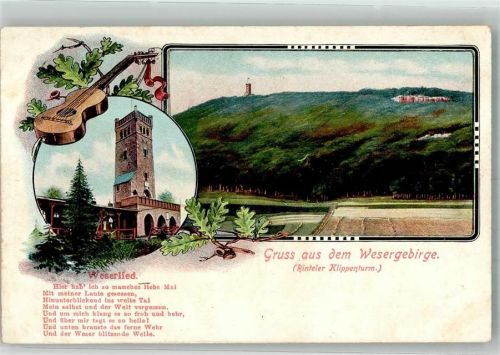 Rinteln Klippenturm Weserlied