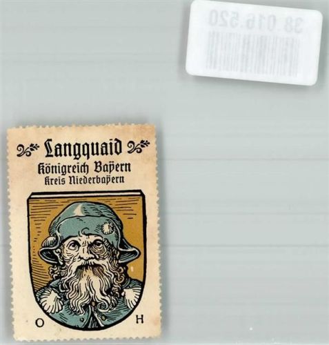 Langquaid Wappenmarke Kaffee Hag