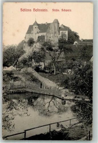 Hohnstein 1907 Burg Hohnstein Verlag Poy 536a