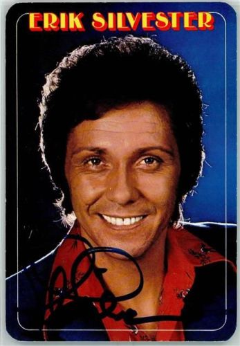 Erik Silvester Autogramm origin. Unterschrift