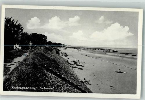 Lühe 1939 Schwimmbad Strand