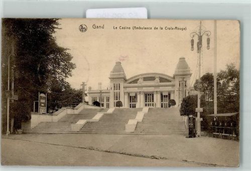 Gand 1916 Le Casino Feldpost Ambulance de la Croix Rouge Rotes Kreuz