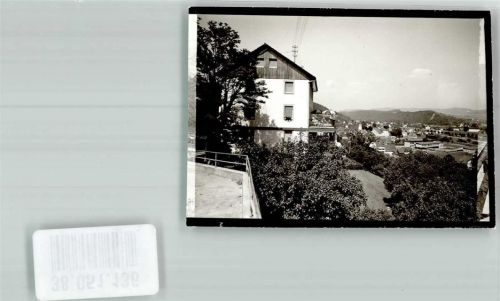 Stühlingen Pension oberhalb des Ortes Foto Original aus Archiv eines Ansichtskartenverlages Ort handschriftlich