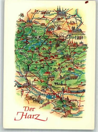 Quedlinburg Harz Karte
