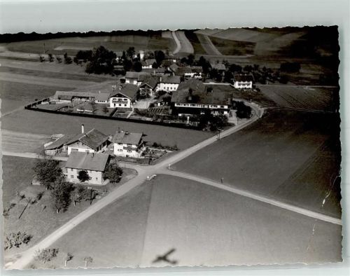 Lehen Fliegeraufnahme des Ortes Foto Original aus Archiv eines Ansichtskartenverlages Ort handschriftlich