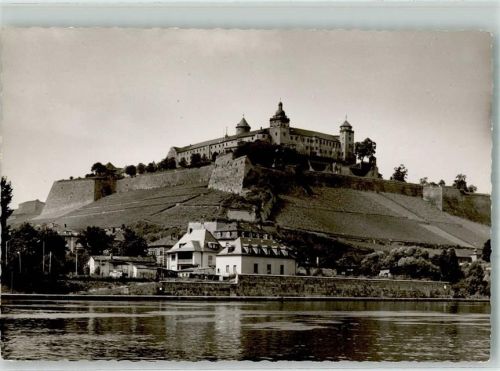 Würzburg Festung Foto Original aus Archiv eines Ansichtskartenverlages