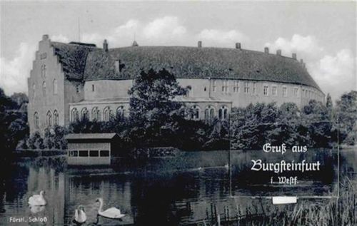 Burgsteinfurt Burgsteinfurt (4430) Leporello, Schloß I-II