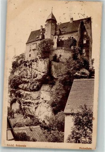01848 O8352 Hohnstein 1922 - Burg Hohnstein