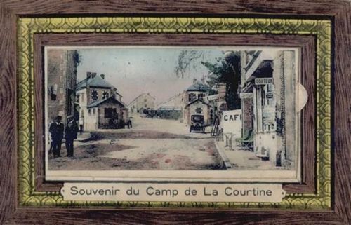 La Courtine La Courtine (Frankreich) Leporello II (fleckig VS/RS)