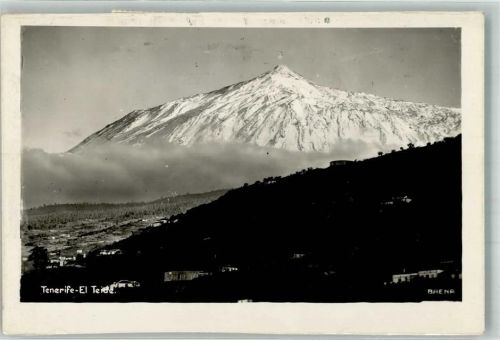 Santa Cruz de Tenerife Foto AK El Teide