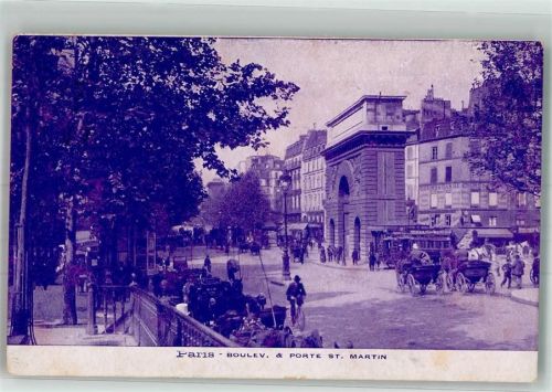 Paris 1909 Porte St. Martin