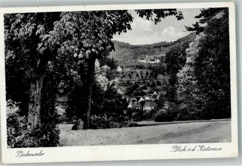 Badenweiler Blick von der Kurterrasse