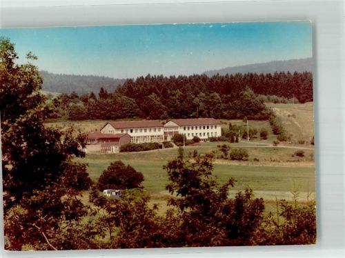 Weiskirchen Schullandheim Foto Original aus Archiv eines Ansichtskartenverlages Ort handschriftlich