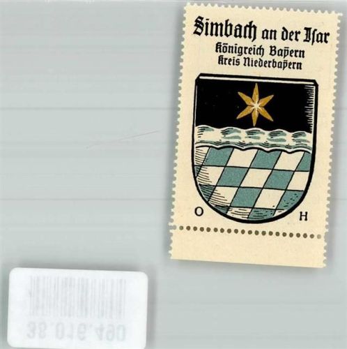 Simbach Wappenmarke Kaffee Hag Nr. 461
