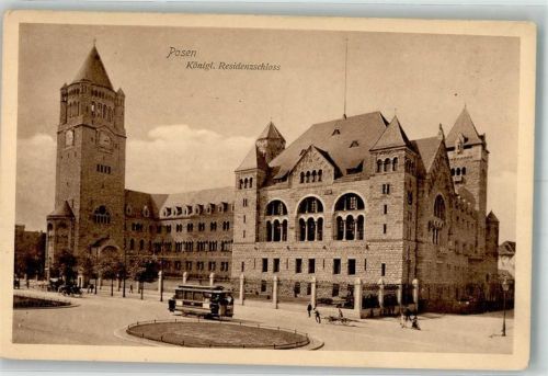 Posen Schloss Straßenbahn