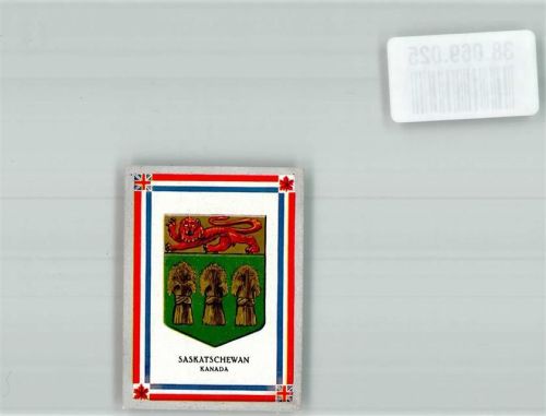 Wappen Saskatschewan Regina Zigarettenbilder