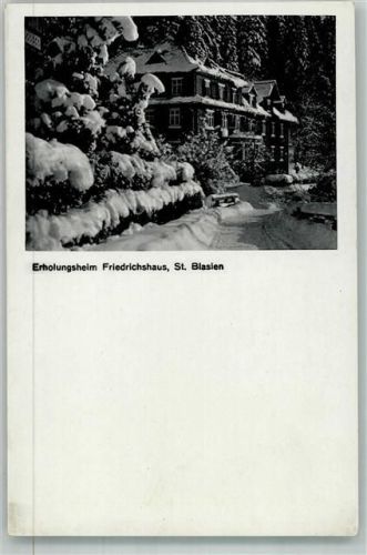 St. Blasien Pension Erholungsheim Friedrichsaus