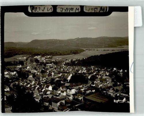 Walkenried Fliegeraufnahme Ort handschrfitlich Foto Original aus Archiv eines Ansichtskartenverlags