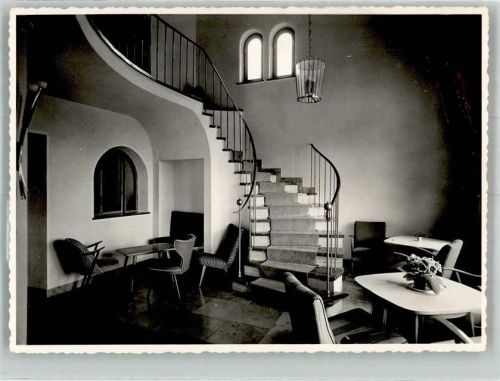 Ruhpolding Hotel Forsthaus Treppenaufgang Ort handschriftlich