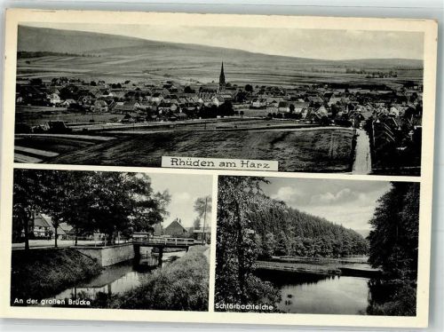 Rhüden Schlörbachteiche grosse Brücke