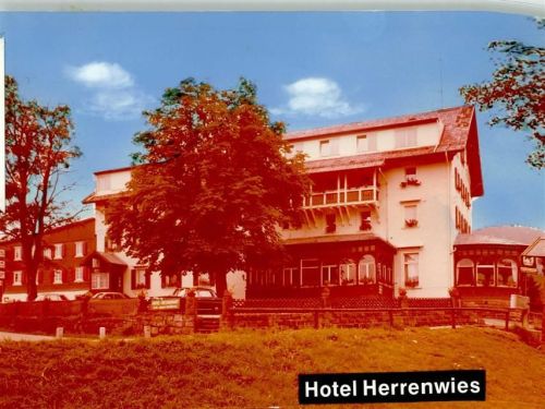 Herrenwies Hotel Ort handschriftlich Foto Original aus Archiv eines Ansichtskartenverlages