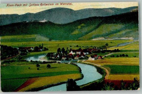 Kleinvach mit Schloss Rothestein im Werratal Fotograf Oscar Tellgmann
