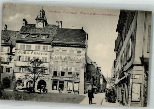 Konstanz Gasthaus Barbarossa Obermarkt Wessenbergstrasse