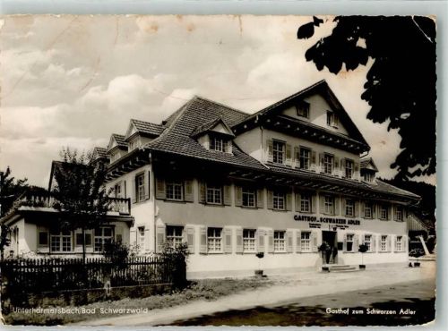 Unterharmersbach Gasthaus zum schwarzen Adler
