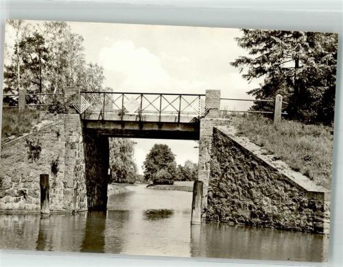 Rheinsberg Schlabornbrücke Fotograf Ehrlich VEB Bild und Heimat
