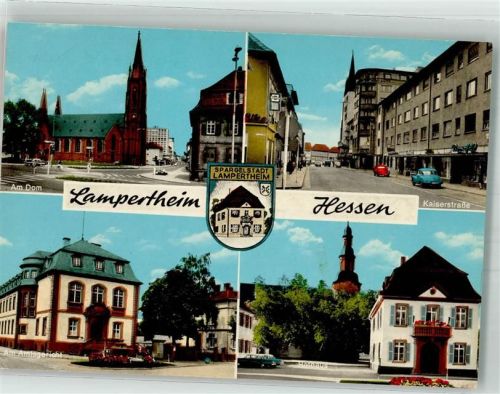 Lampertheim Domkirche Kaiserstraße Amtsgericht Rathaus