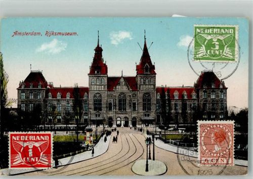Amsterdam 1926 Reichsmuseum Briefmarke Bildseite