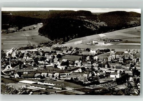 Willingen Panorama des Ortes mit Pfarrkirche St. Augustinus Fotograf Werner