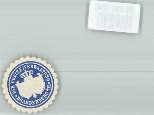 Brandenburg Die Polizeiverwaltung