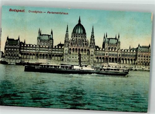 Budapest Parlament Dampfschiff