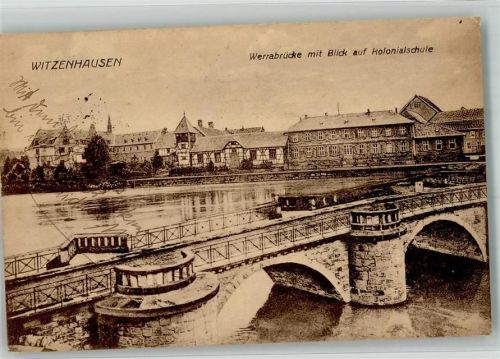 Witzenhausen Werrabrücke Kolonialschule