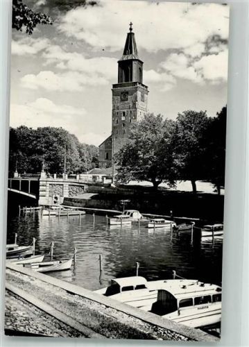 Turku 1953 Kirche Dom Ort lt. Stempel
