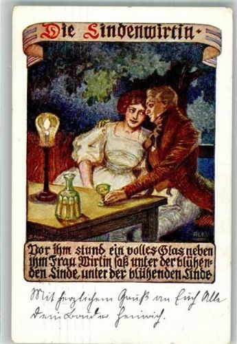 1911 sign. Wilke Alex Die Lindenwirtin