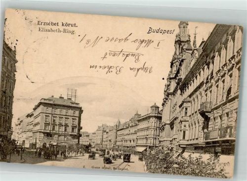 Budapest 1901 Elisabeth-Ring