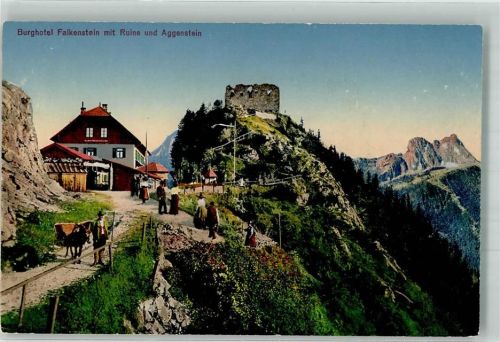 Pfronten Burghotel Falkenstein Burgruine Aggenstein Packesel