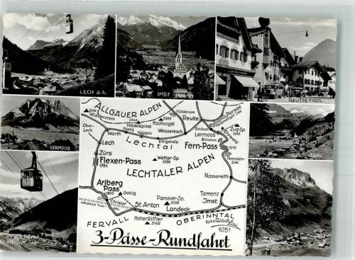 Imst Seilbahn 3-Pässe-Rundfahrt Lech Reutte Lermoos Holzgau
