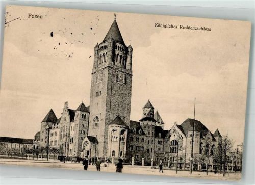 Posen 1913 Schloss