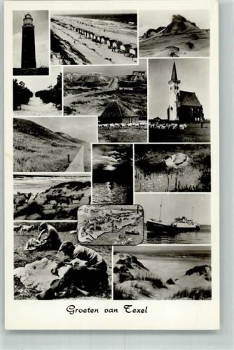 Den Burg Leuchtturm Kirche Dampfschiff Texel