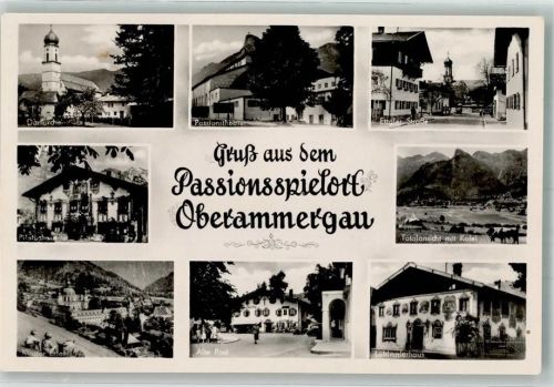 Oberammergau Ettaler Strasse Pilatushaus Postamt