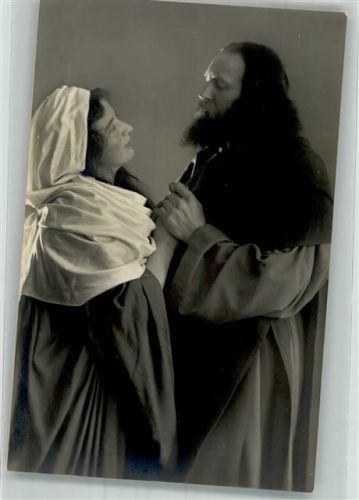 Oberammergau Passionspiele 1910 Abschied Jesus von Maria
