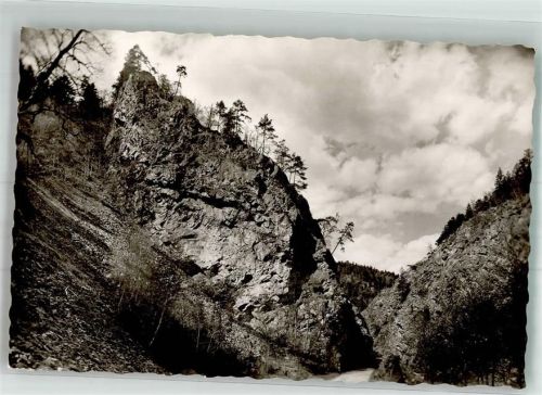 Ühlingen Das Schlüchttal mit Schwedenfelsen