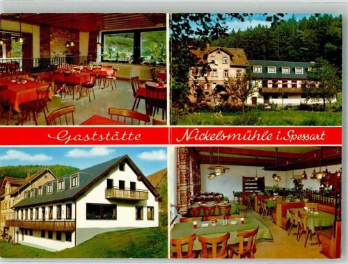 Nickelsmühle Gasthaus Nickelsmühle im Spessart