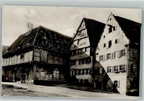 Nördlingen 1937 Gürtelhaus