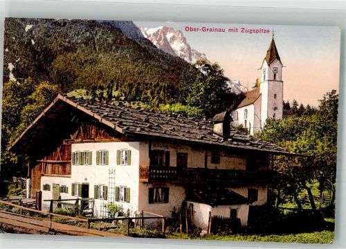 Obergrainau Kirche Zugspitze