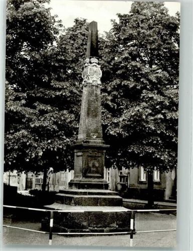 Leisnig Denkmal Postsäule