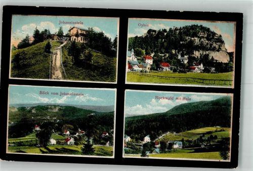 Kurort Oybin Berg Oybin Johannisstein Hochwald mit Hain